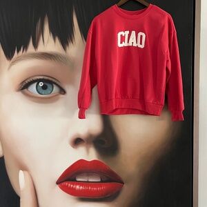 Ciao sweat-shirt and shorts 2 piece set